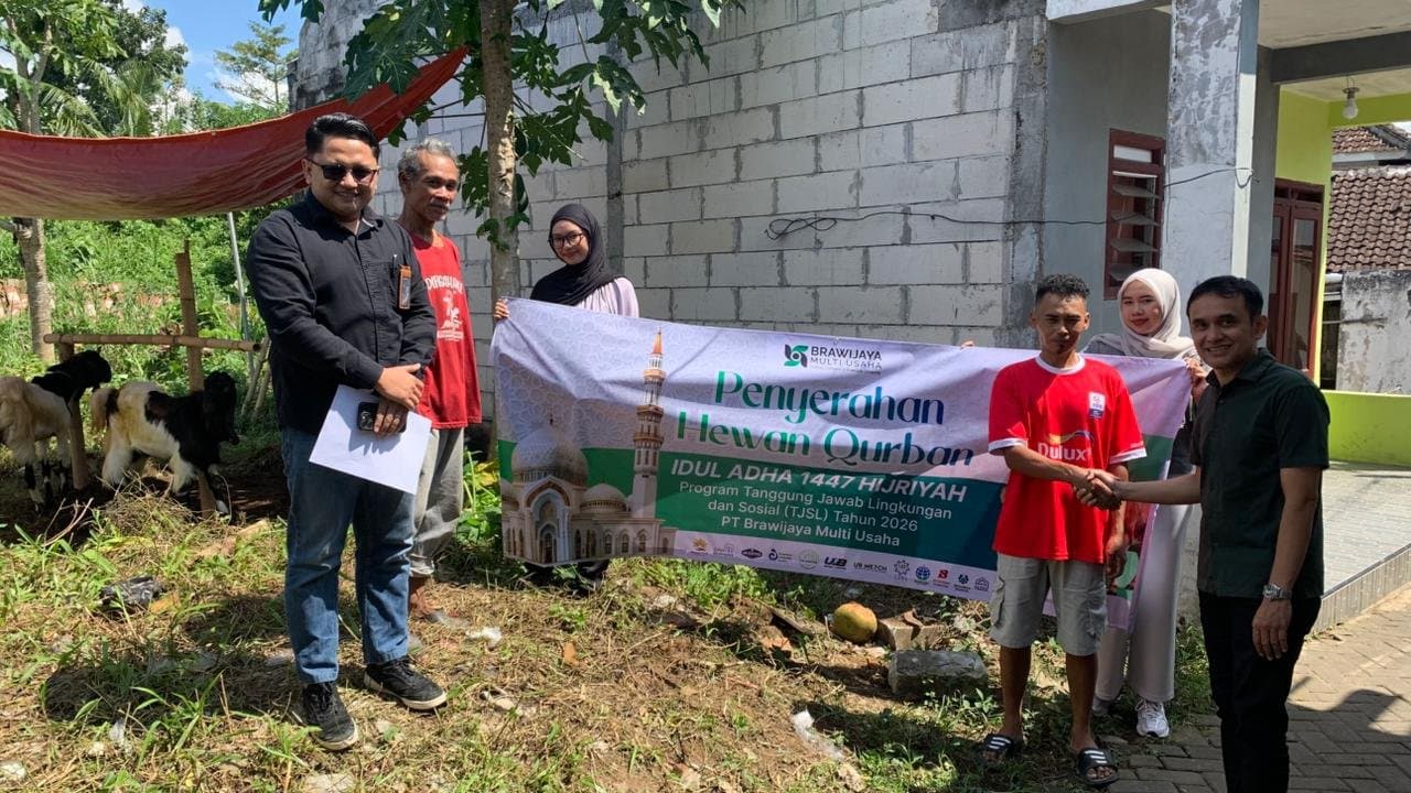 PT BMU Wujudkan Komitmen TJSL melalui Distribusi Hewan Kurban Idul Adha